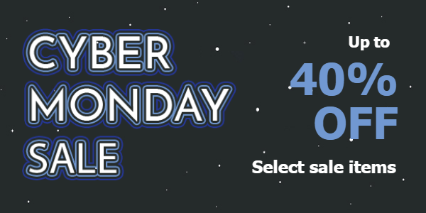 Cyber Monday Sale. Up to 40% off select sale items.